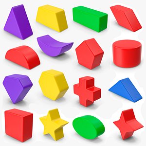 Geometric Shapes Collection 3D