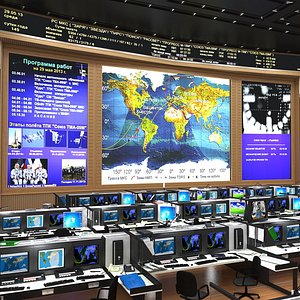 Mission Control Center Moscow for International Space Station