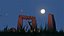 Low-Poly britisches Stonehenge UK