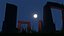 Low-Poly britisches Stonehenge UK