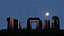 Low-Poly britisches Stonehenge UK