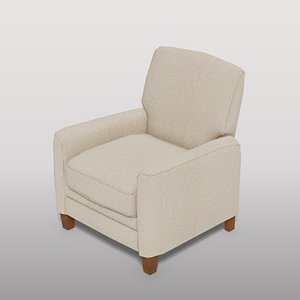 3D model Contemporary Beige Armchair