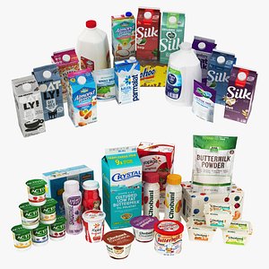 Milk And Yogurt Prodcuts Collection