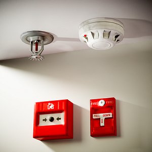 Fire Safety Props Mini Pack 3D