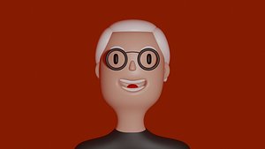old man character