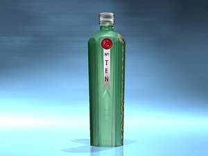 3d tanqueray bottle