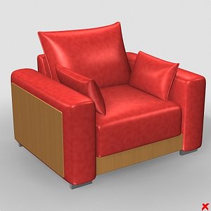 armchair chair 3d model