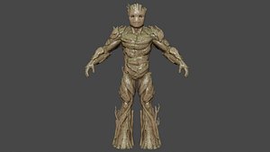 3D Young Groot model