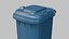 Gestione dei rifiuti urbani - Trio di cestini pubblici per i rifiuti