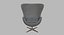 Egg chair gray