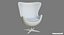 Egg chair gray