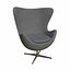 Egg chair gray