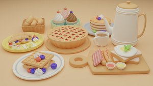 Breakfast 3D model