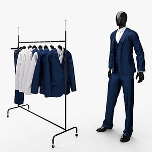Male suit witn stand 1