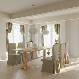 tableware lighting 3D model