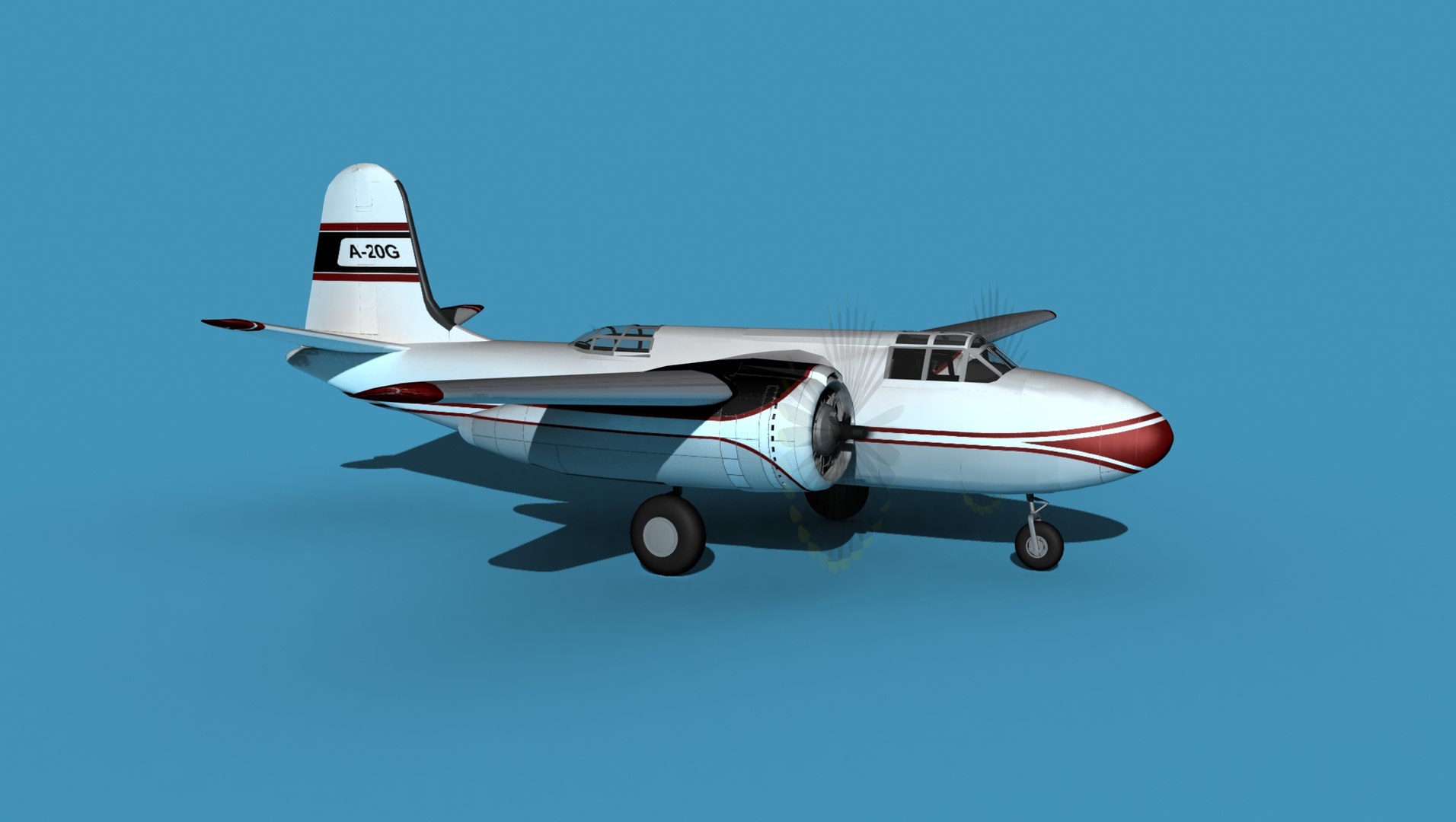 3D Douglas A-20G Civil Transport V01 https://p.turbosquid.com/ts-thumb/FE/aR2XhH/GU/douglasa20gcivilv010030/jpg/1656176096/1920x1080/fit_q87/a623523a5893e672123decfbd1d4ceacc1d4b63f/douglasa20gcivilv010030.jpg