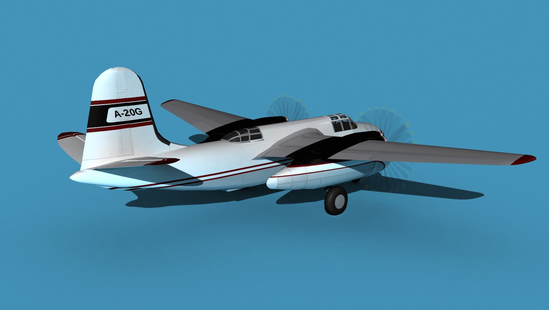 3D Douglas A-20G Civil Transport V01 https://p.turbosquid.com/ts-thumb/FE/aR2XhH/kl/douglasa20gcivilv010050/jpg/1656176097/1920x1080/fit_q87/89c1fa80d17629a472980dba3ed87b14c7ffb8c8/douglasa20gcivilv010050.jpg