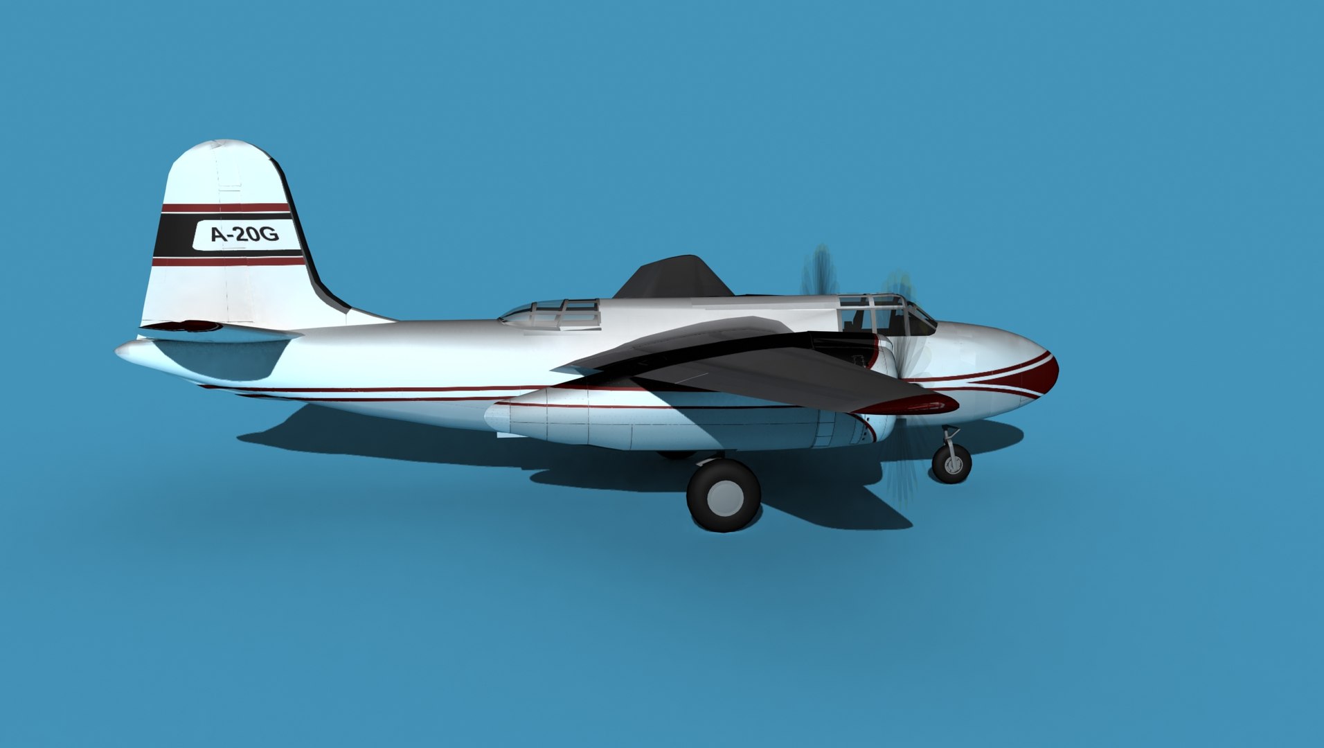3D Douglas A-20G Civil Transport V01 https://p.turbosquid.com/ts-thumb/FE/aR2XhH/qv/douglasa20gcivilv010040/jpg/1656176097/1920x1080/fit_q87/369a51f8f3278723923ba331920a8b91b0aa56a6/douglasa20gcivilv010040.jpg
