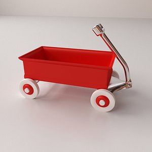 3ds max red wagon