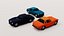3D Lowpoly Car Pack model