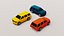 3D Lowpoly Car Pack model