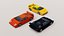 3D Lowpoly Car Pack model