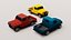 3D Lowpoly Car Pack model