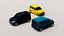 3D Lowpoly Car Pack model
