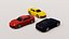3D Lowpoly Car Pack model