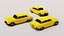 3D Lowpoly Car Pack model