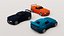 3D Lowpoly Car Pack model