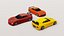3D Lowpoly Car Pack model