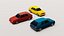 3D Lowpoly Car Pack model