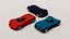 3D Lowpoly Car Pack model