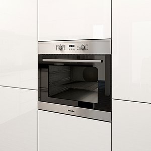 3D model miele oven