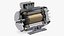 Electric Motor Cutaway Grey