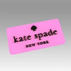 Kate Spade logo logotype fashion 3D model