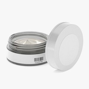 Cream jar PBR Realistic 3D model