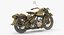 3D model motorcycle wla 1942 vehicle