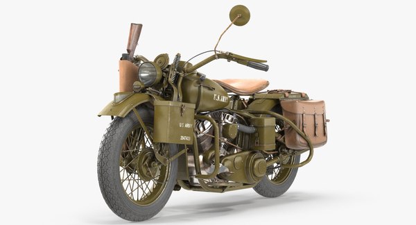 ハーレーダビッドソンWLA 19423Dモデル - TurboSquid 1375037