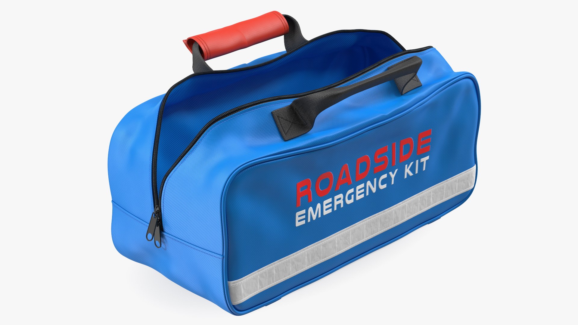 Roadside Emergency Assistance Kit Bag Open 3D model preview
