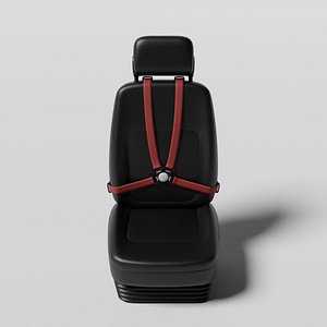 3D Aircraft pilot seat chair
