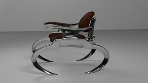 3D monry floating rib chair