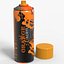 Spray peut peindre une bombe avec de la peinture en goutte