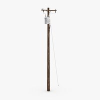 Wooden Power Line