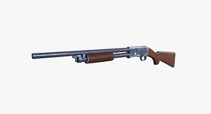 3d old shotgun m37