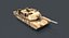 M1A1 Abrams Panzer Lowpoly