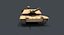 M1A1 Abrams Panzer Lowpoly