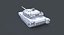 M1A1 Abrams Panzer Lowpoly