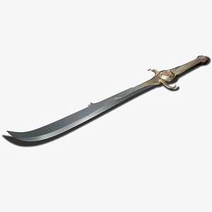 arabian sword 3D model